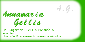 annamaria gellis business card